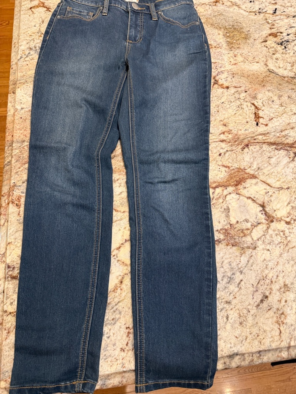 Free People size 26 Classic Straight Leg Dark Blue Jeans